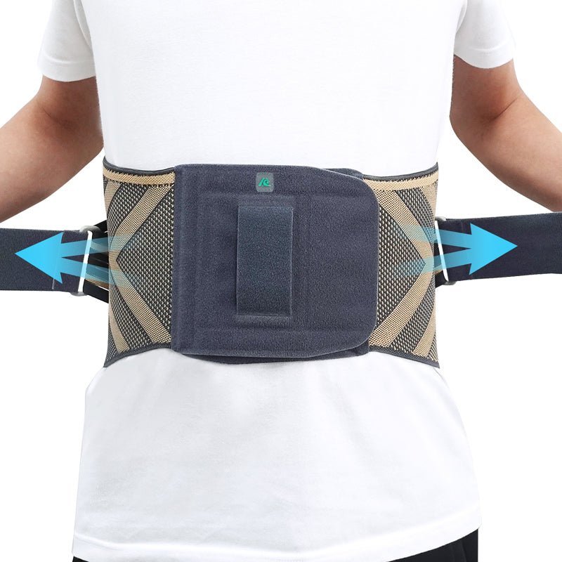 KD Pro Adjustable Back Brace – Copper-Infused Support for Posture & Daily Comfort