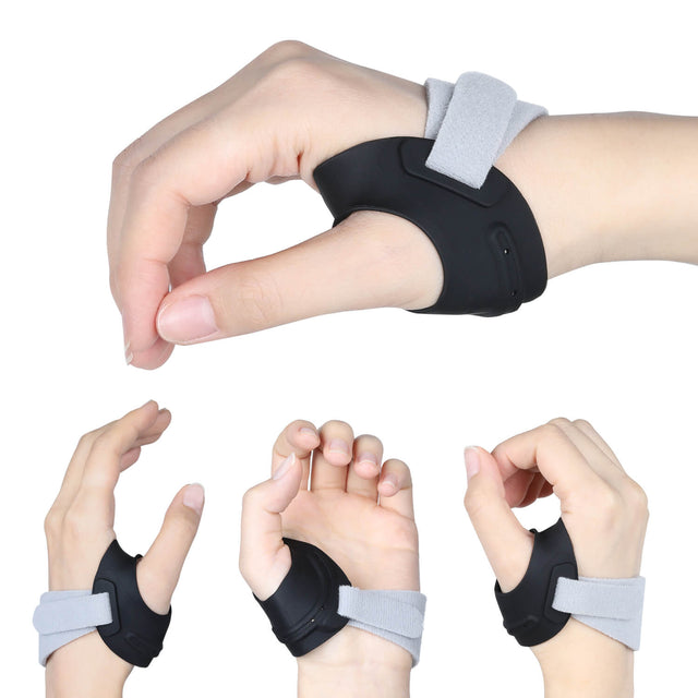 KD CMC Thumb Brace Elite - Enhanced Comfortable Support for Arthritis & Joint Pain Relief - Black