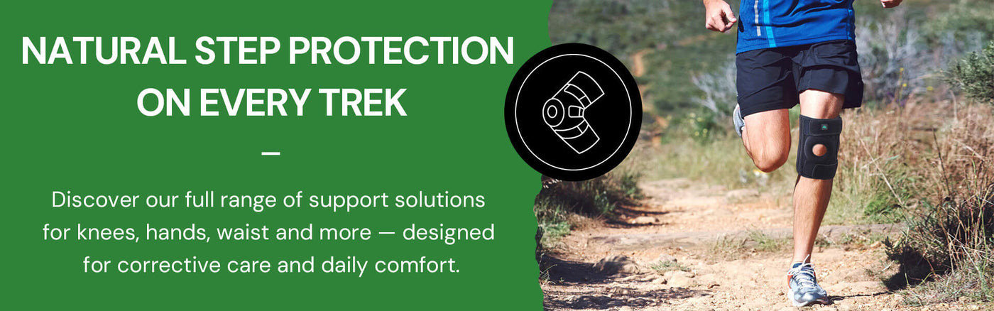 Natural step protection on every trek with KD Brace