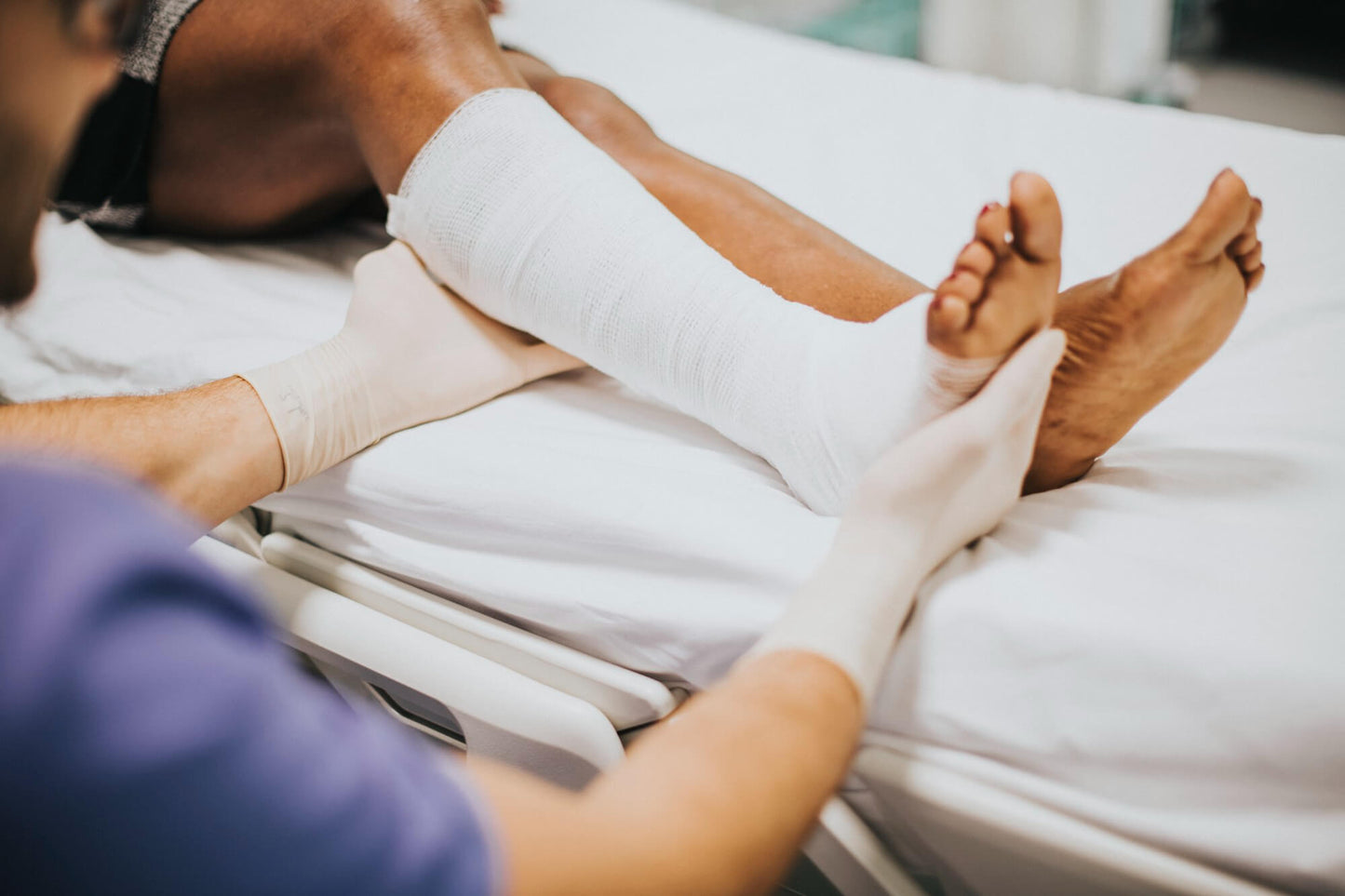 Ankle Fracture Recovery with a Short Air Walker Boot