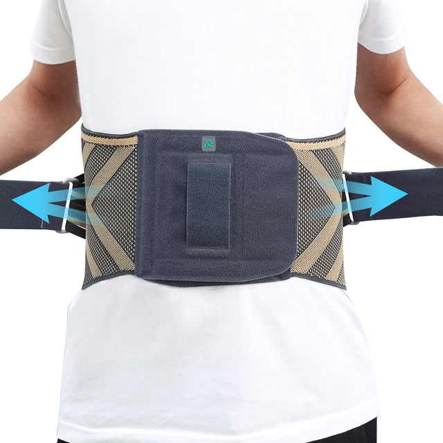 Advanced Comfort Back Brace- Copper-Infused Fiber