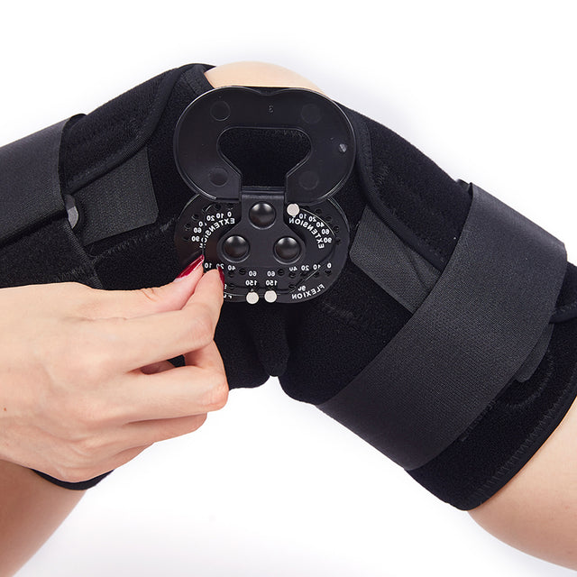 Hinged Knee Brace with Precision Locking Dials