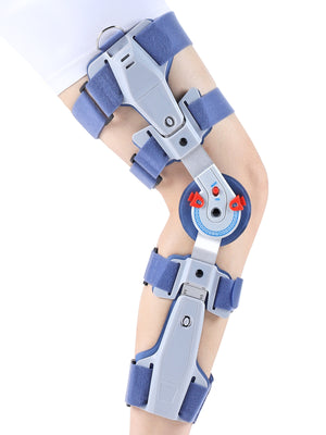 Hinged Knee Brace Lite Post-Op ROM Knee Support for ACL, MCL, PCL & Arthritis | KD Brace