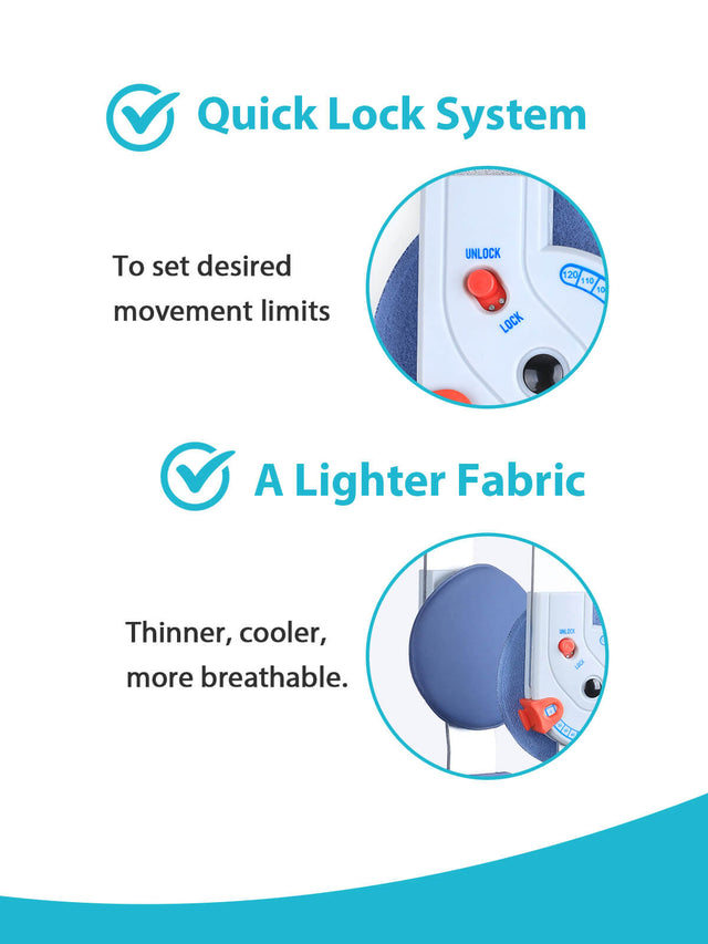 Hinged Knee Brace Lite Post-Op ROM Knee Support for ACL, MCL, PCL & Arthritis | KD Brace