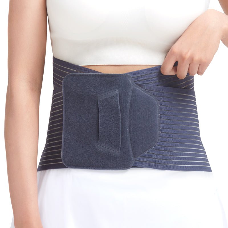 KD Comfort Back Brace - Breathable Adjustable Lumbar Support Belt for ...